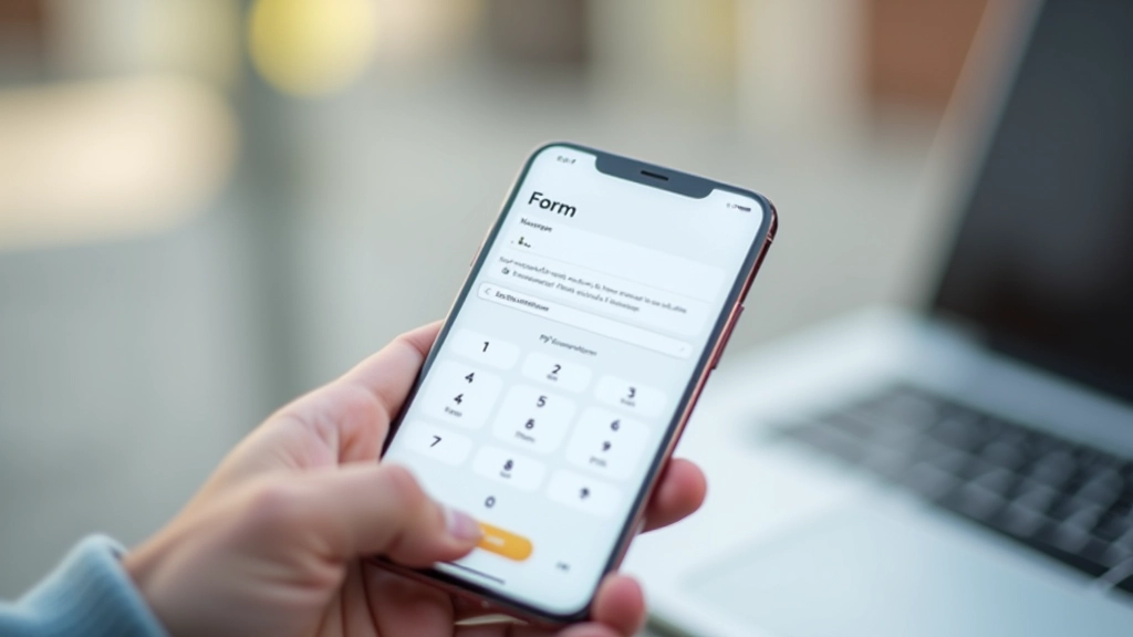 BSN invoerveld op een mobiel scherm