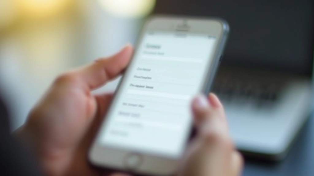 Mobiele telefoon met goed ontworpen formulier interface